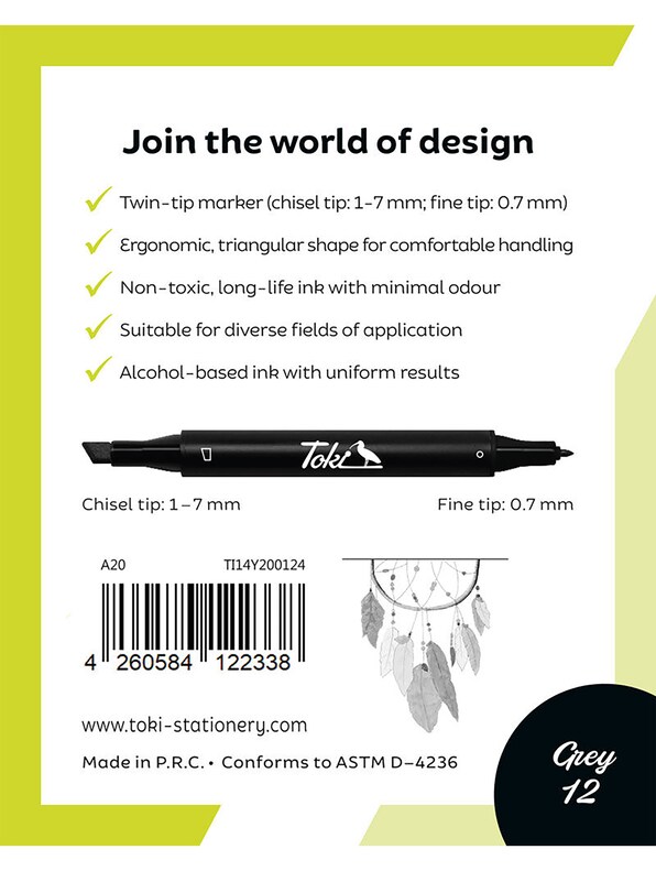 Toki Marker 12pcs Set-7