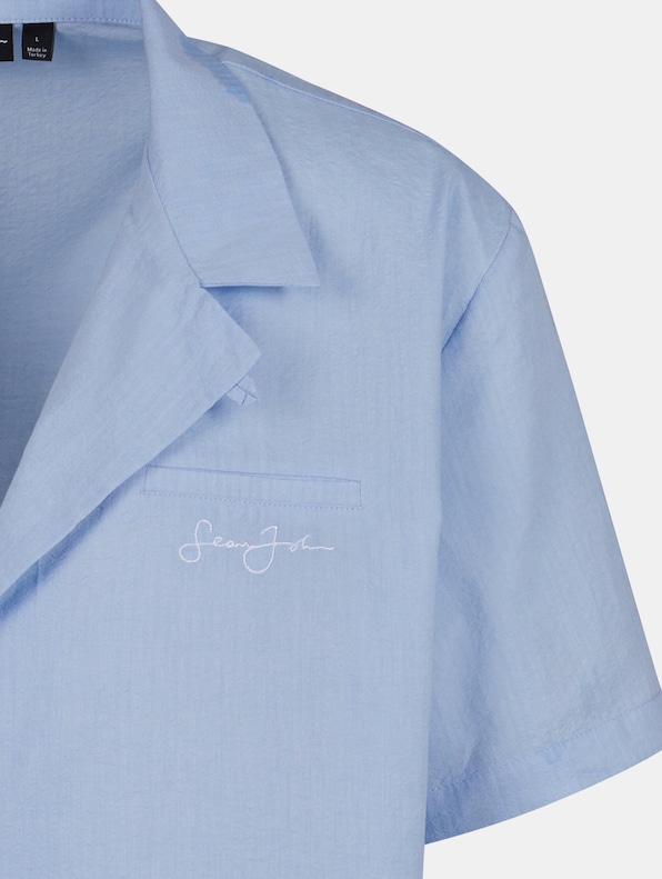 Script Logo Seersucker Resort-3