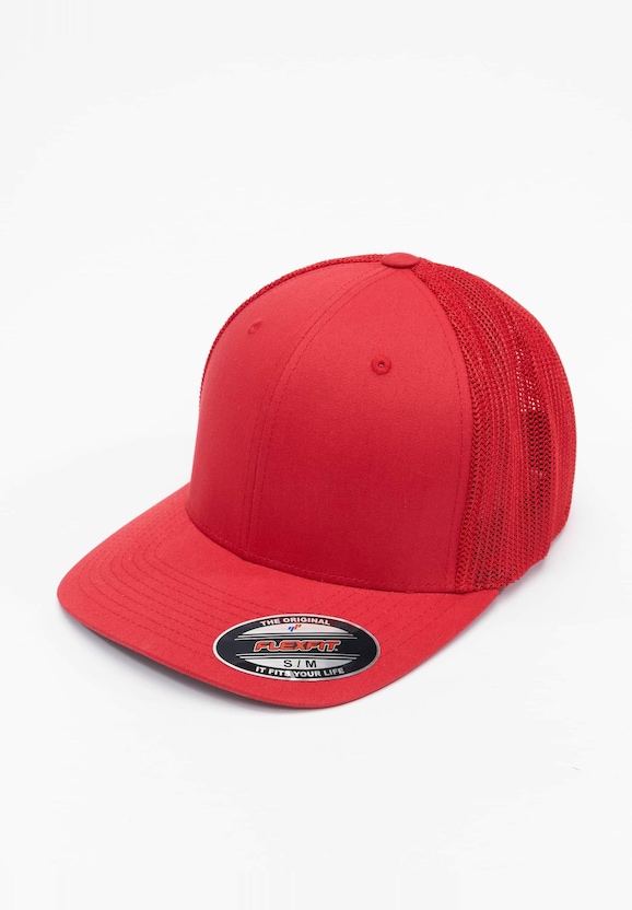 Flexfit Mesh Cotton Twill Flexfitted Cap-0