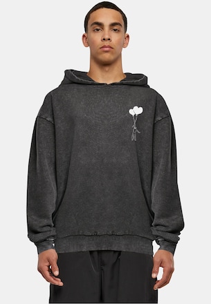 Love In The Air Acid Washed Oversize Hoody