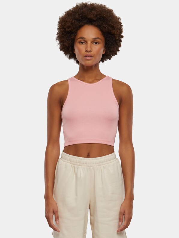 Ladies Cropped Rib-2