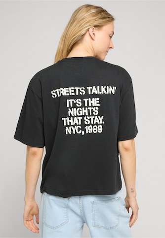 Signature Stencil Peached Oversized