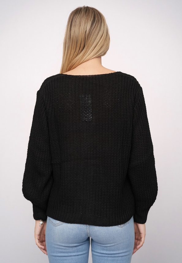 Knit Cardigan with buttons-1