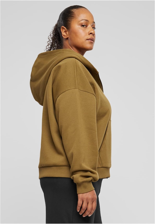 Ladies Boxy Zip Hoody-4