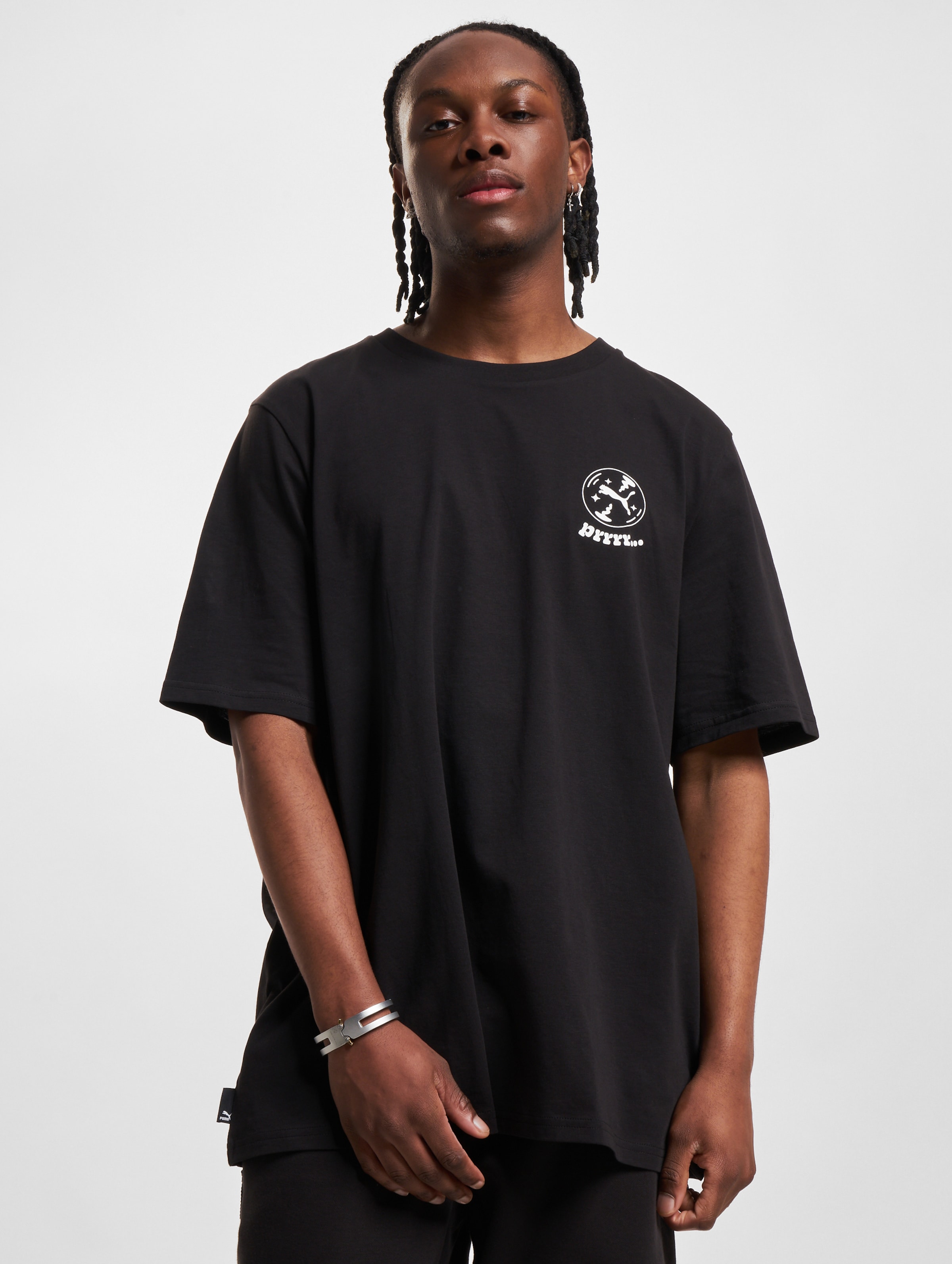 Puma Graphics Sound Of Tee T-Shirts Mannen op kleur zwart, Maat L