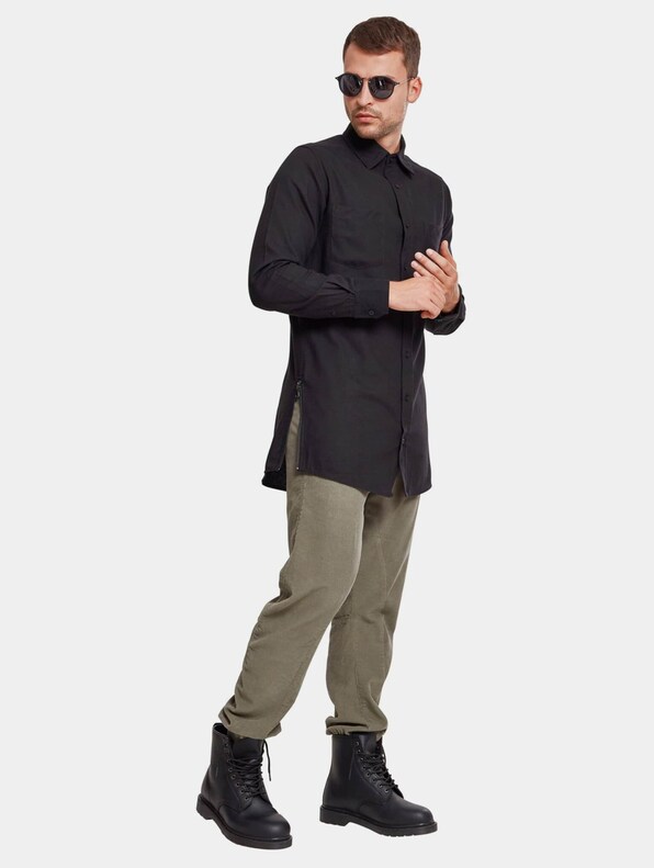 Side-Zip Long Checked Flanell-3