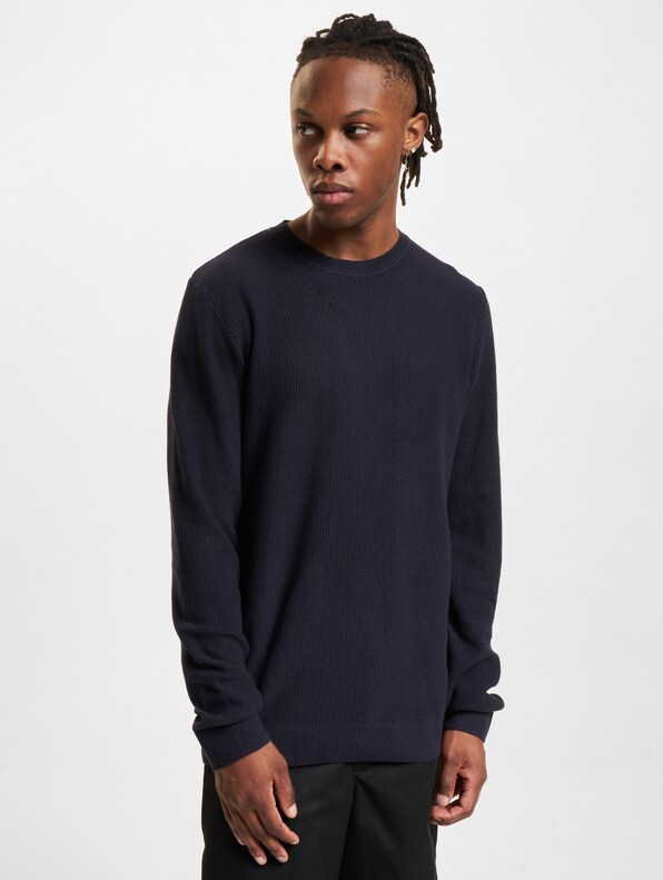 Lucas Structure Knit Crew Neck-2