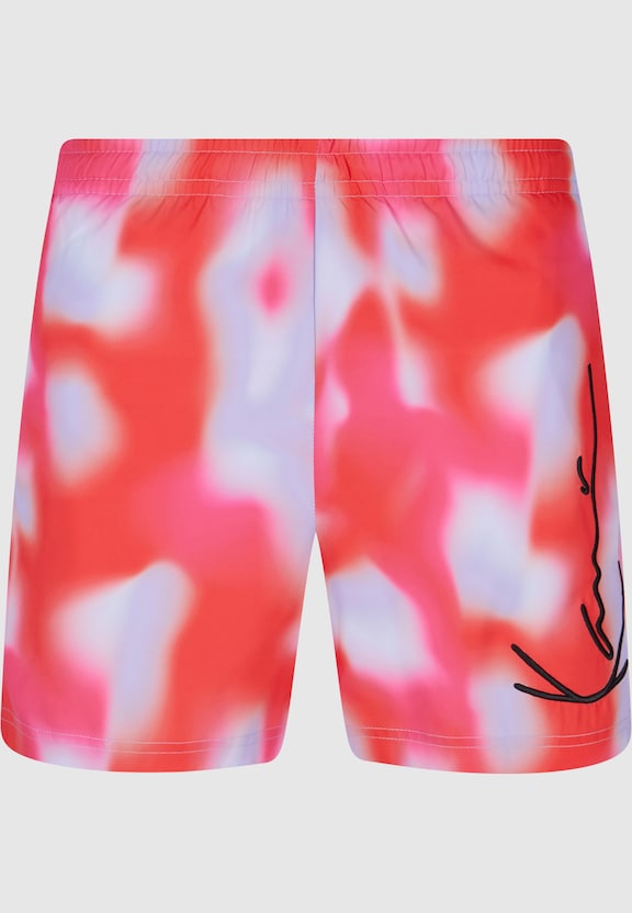 KM241-051-2 Karl Kani Signature Blurred Board Shorts-3