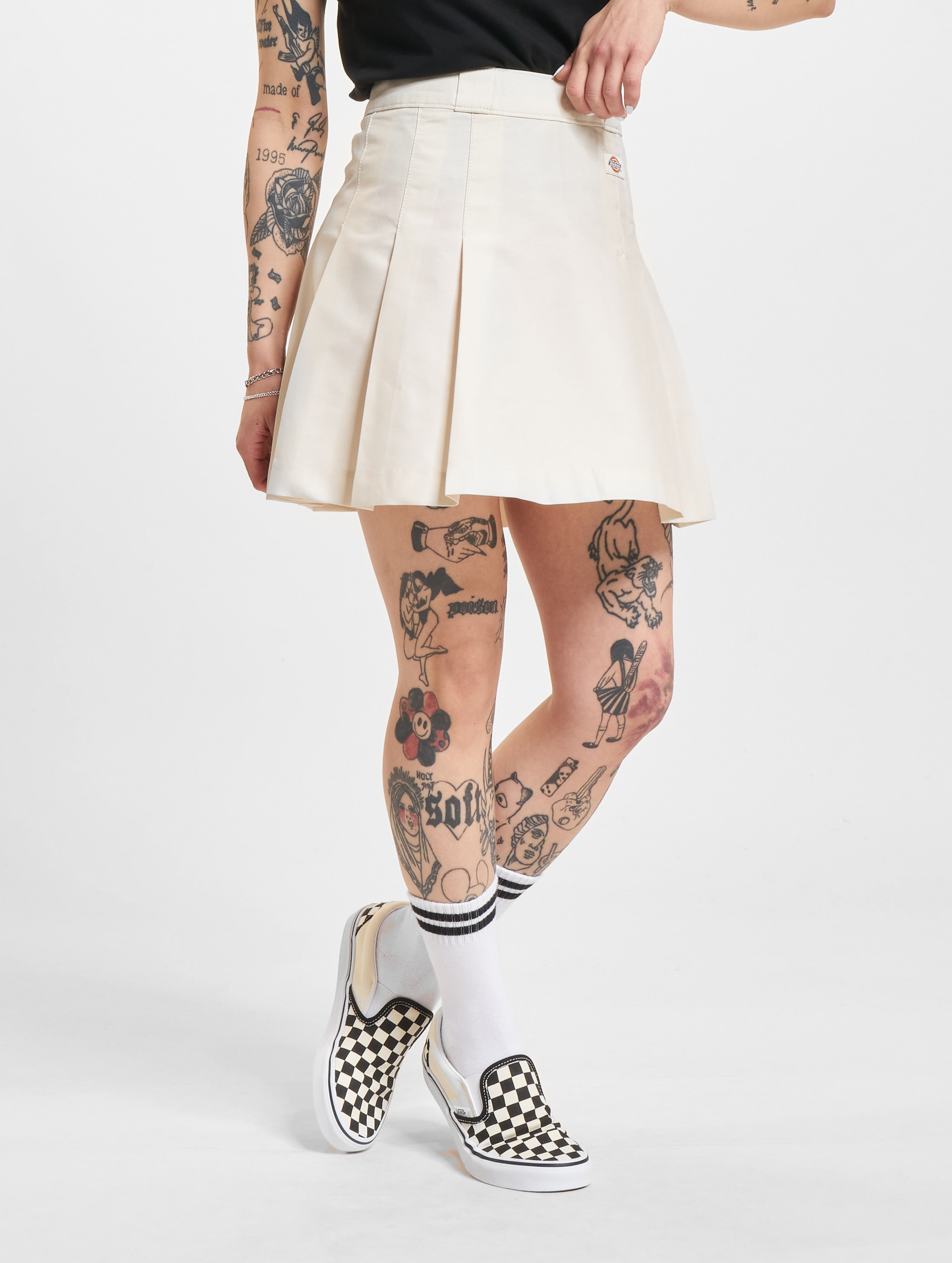 Dickies Elizaville Skirt Frauen,Unisex op kleur beige, Maat XS