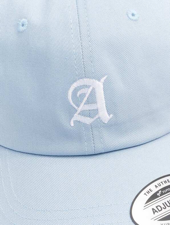Letter Lightblue Low Profile Cap-3