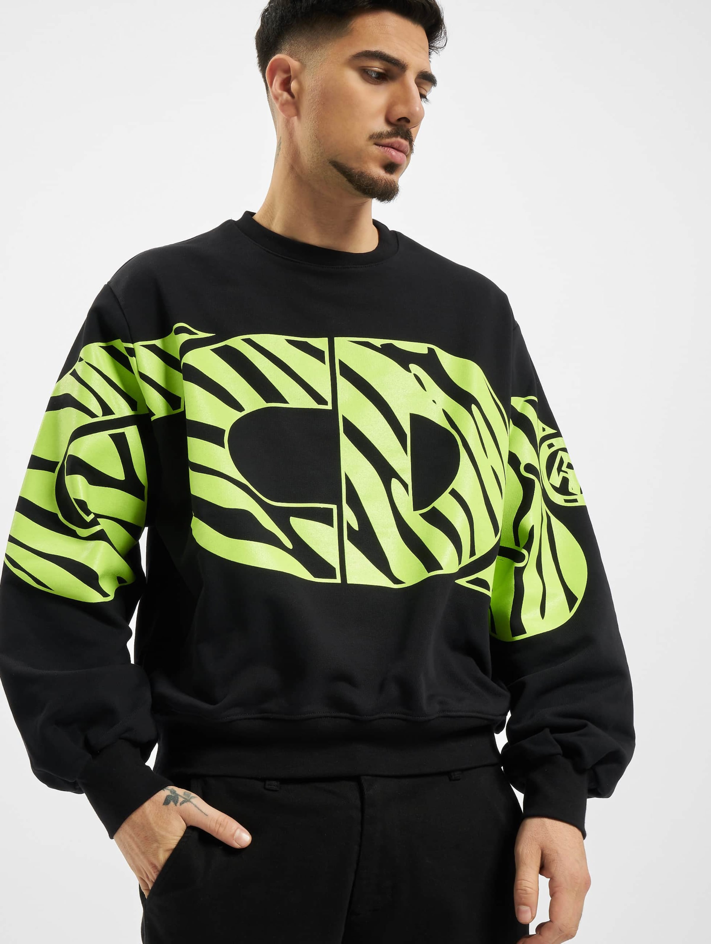 GCDS Logo Pullover Männer,Unisex op kleur zwart, Maat M