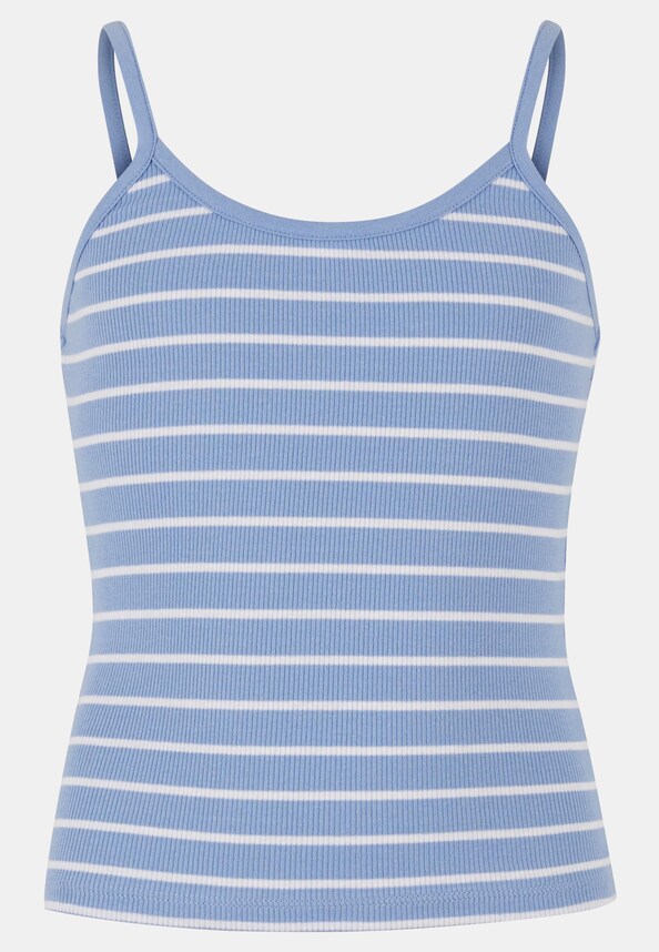 Girls Striped Rib Basic -0