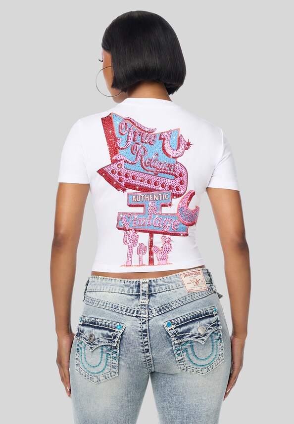 CRYSTAL TRUE GIRL CLUB BABY TEE-1
