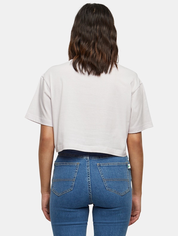 Build Your Brand Ladies Short Oversized Tee-1