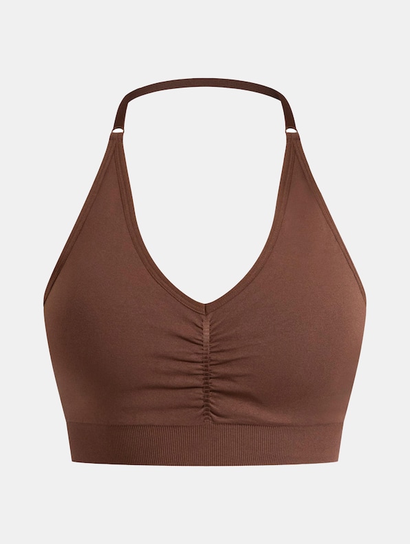 Smilodox Sport BH Silvia Scrunch Crop Tops-5