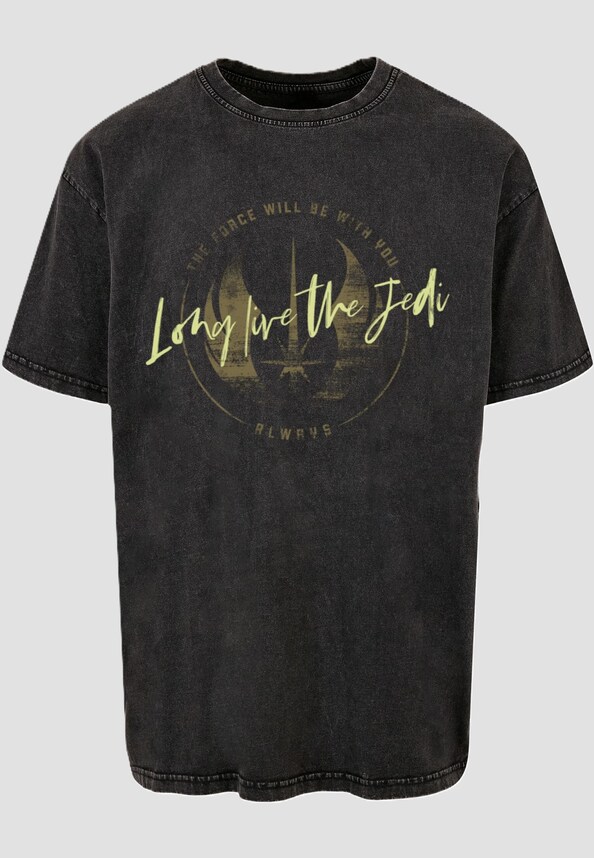 Star Wars - Obi Wan Acid Washed Oversize Tee-2