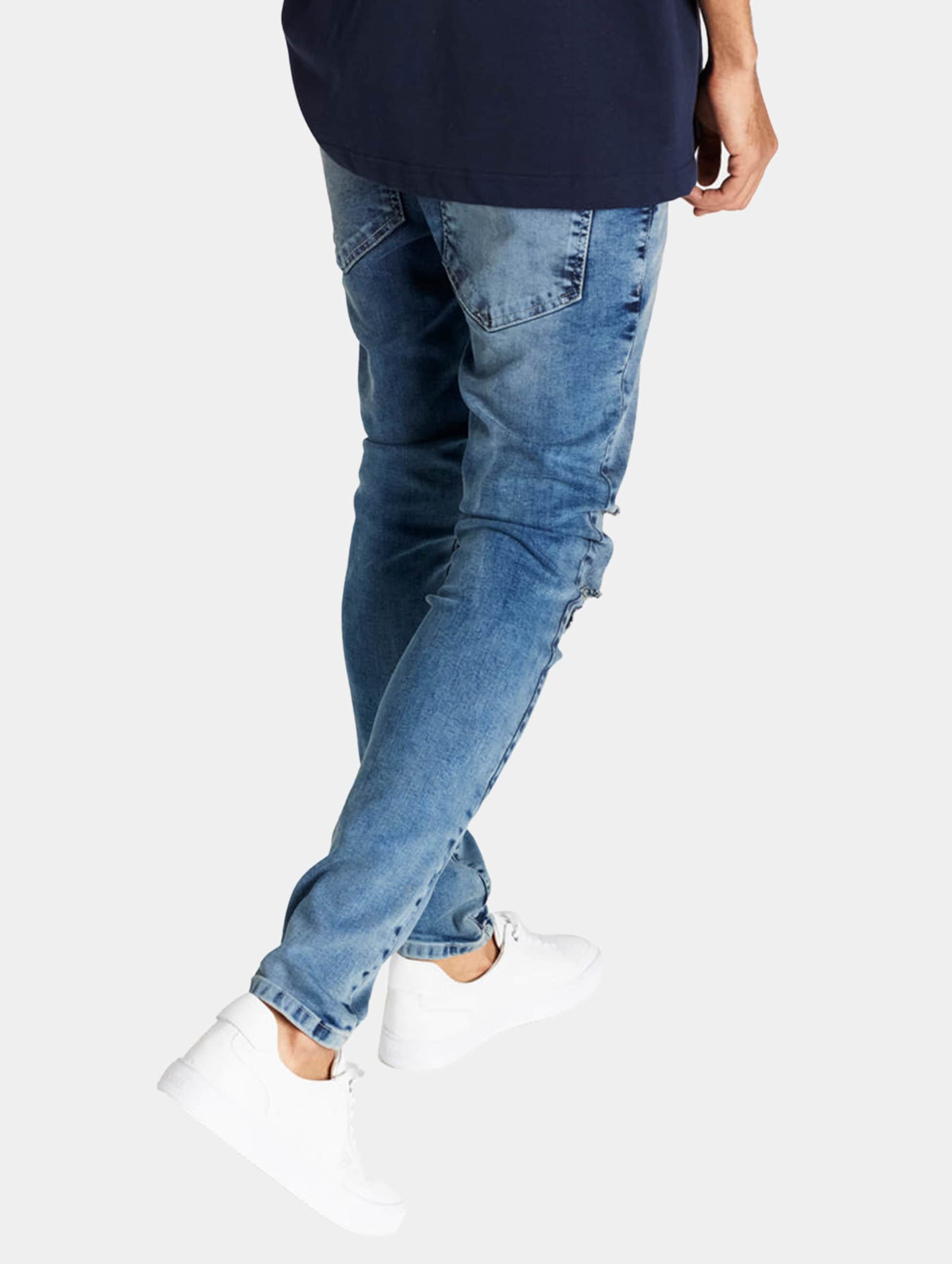 Men's Ripped Blue Jeans Distressed Denim Skinny Washed Pants | FREE  SHIPPING | eBay