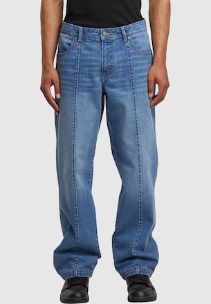 Wide Leg Denim With Dividing Seams