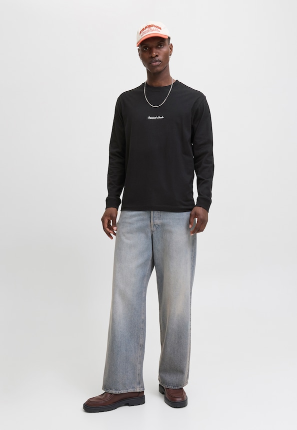 JORNORREBRO EMB TEE LS CREW NECK-2