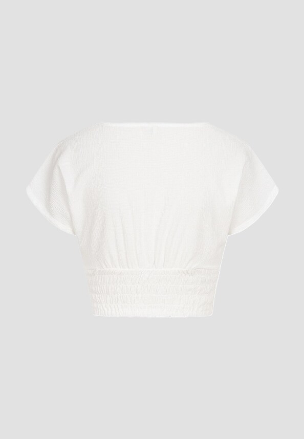 ONLY Damen Deep V-Neck Crop-1