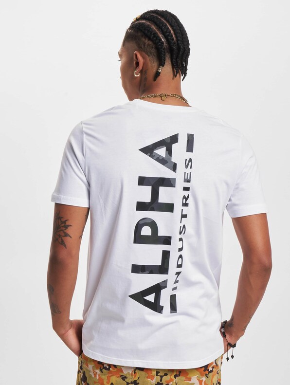 Alpha Industries Camo Backprint T-Shirt-1