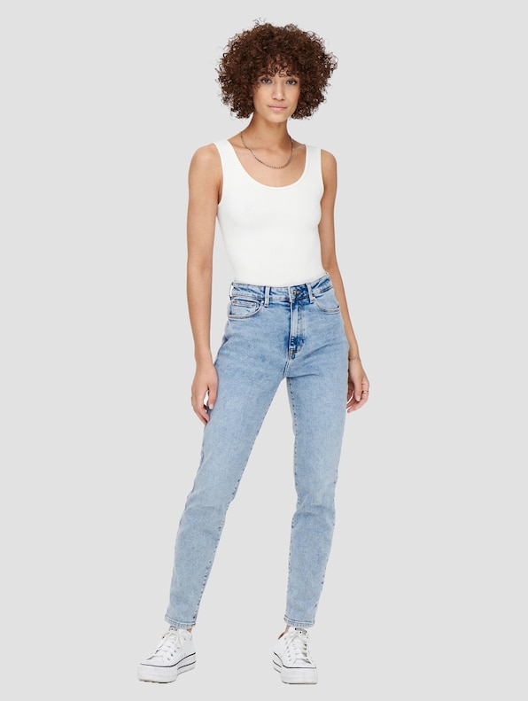 Only Emily Stretch 789 Straight Fit Jeans-2