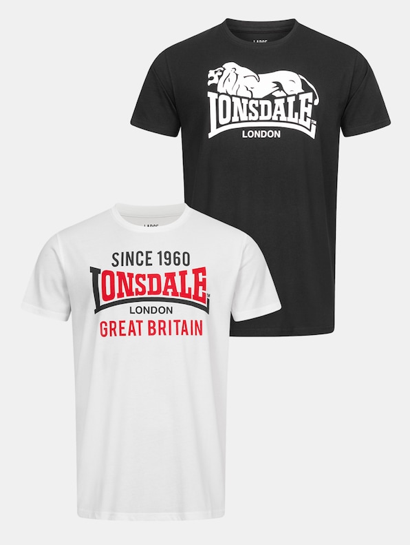 Lonsdale London Collessie Double Pack T-Shirts-6