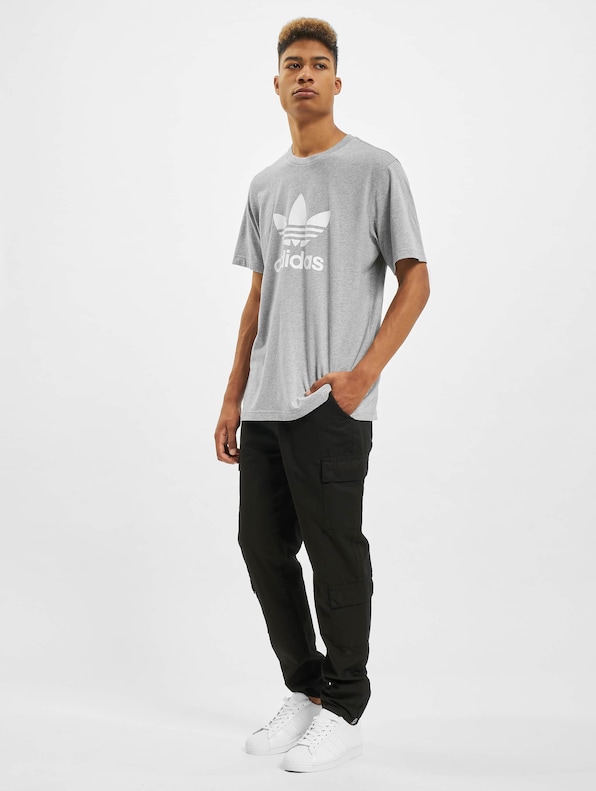 Adidas Trefoil T-Shirt Medium Grey-4