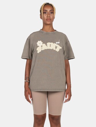 Ladies Saint x Acid Washed Heavy Oversized Tee