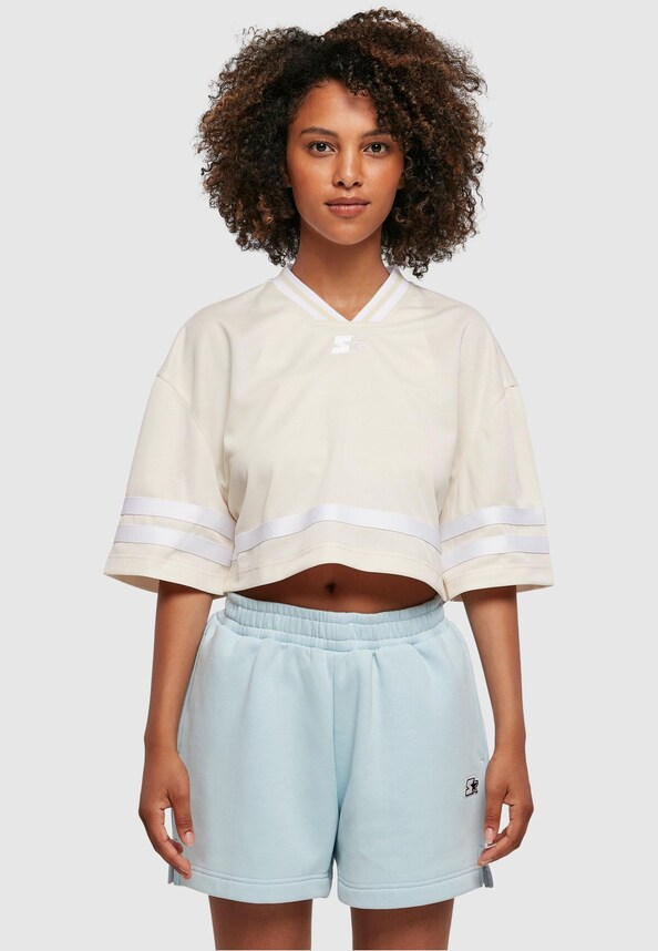 Ladies Cropped Mesh Jersey-2