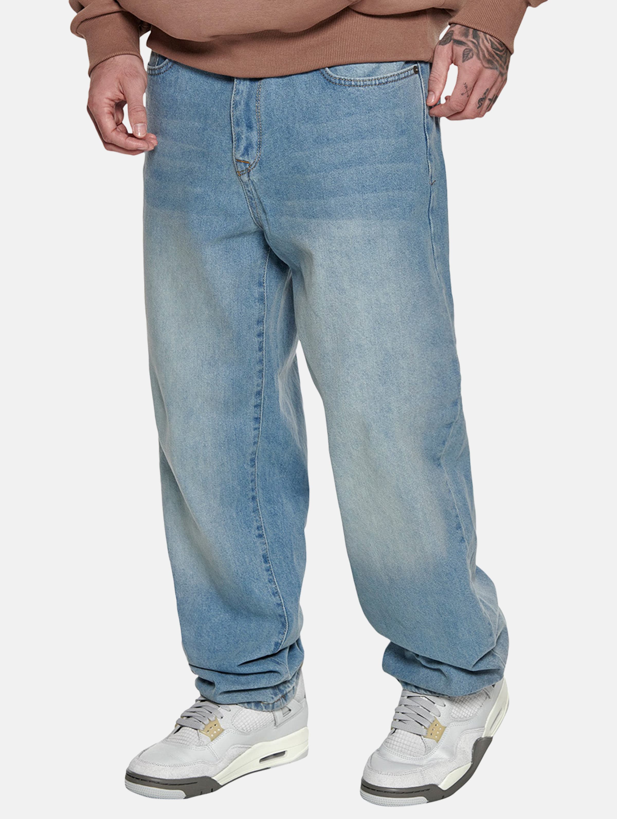 Dropsize V4 Loose Fit Jeans op kleur blauw, Maat 33/33