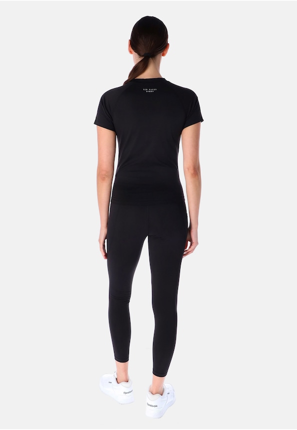 NICKY ESSENTIALS BODY CONTOUR CAP SLEEVE T-SHIRT-4