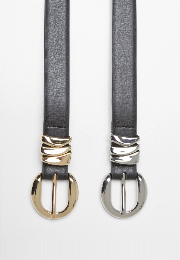 Chunky Multiple Loop Synthetic Leather 2 Pack -2