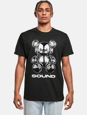 Mister Tee Feel The Sound Chrome Bear Tee