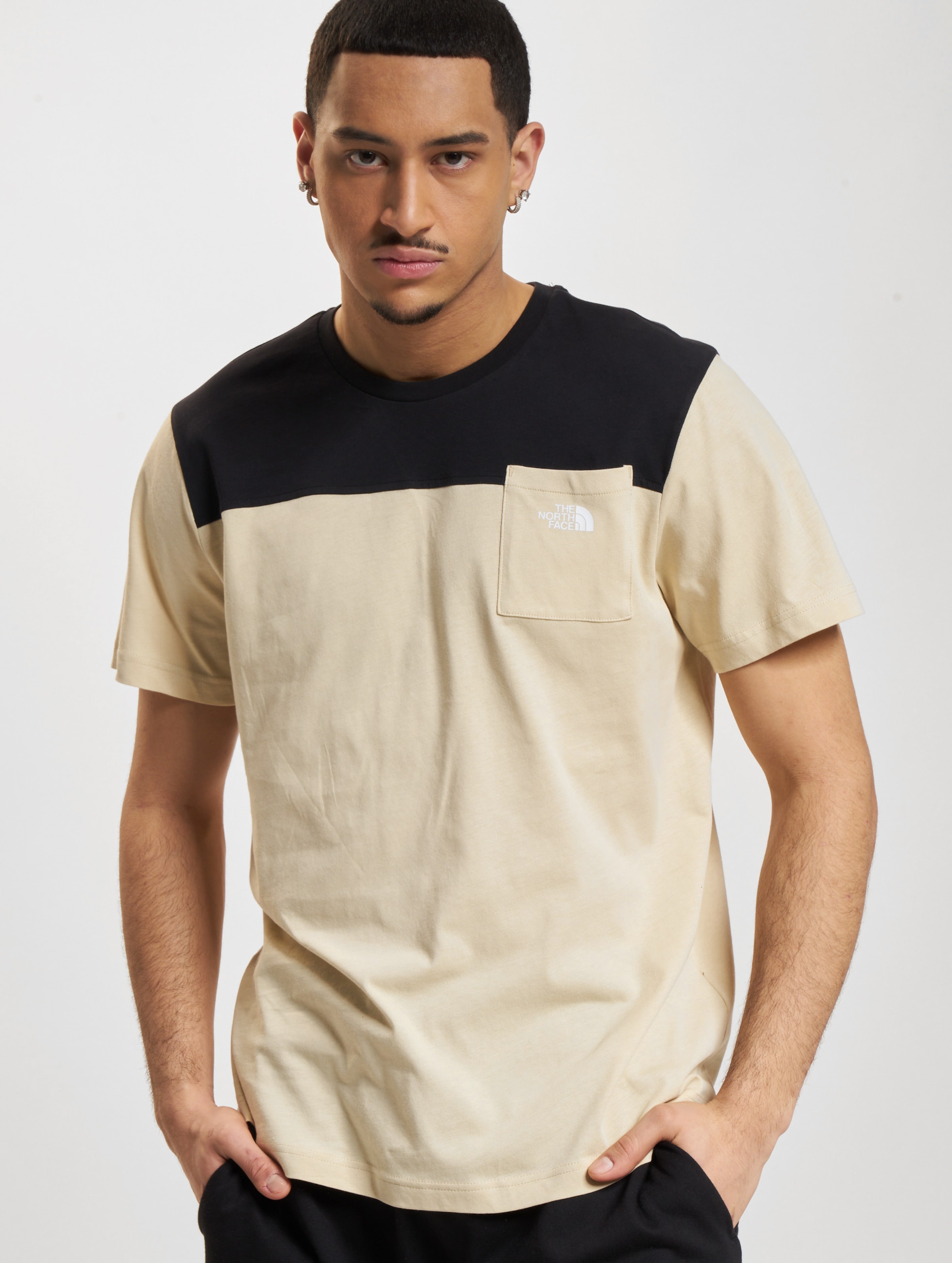 The North Face Icons T-Shirts Mannen op kleur beige, Maat XL