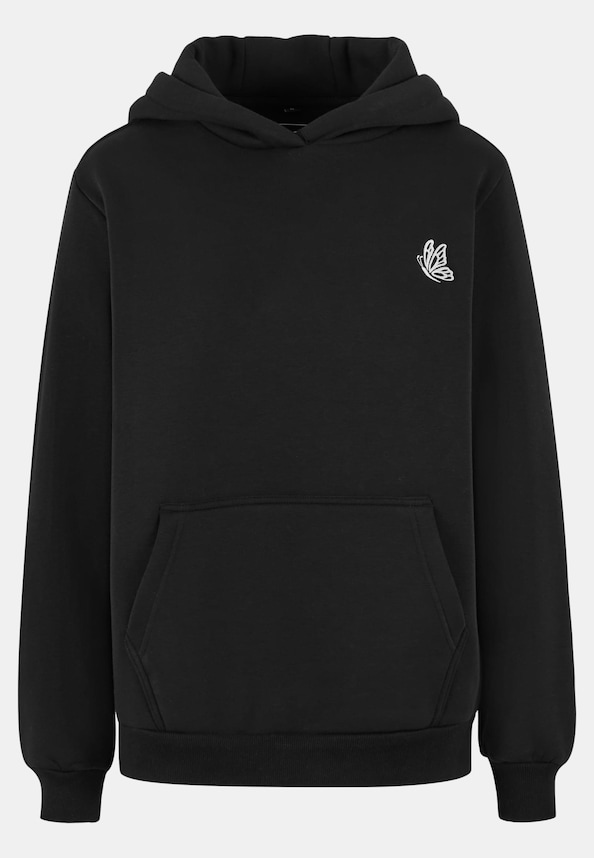 Flying Butterfly EMB Fluffy Hoody-2