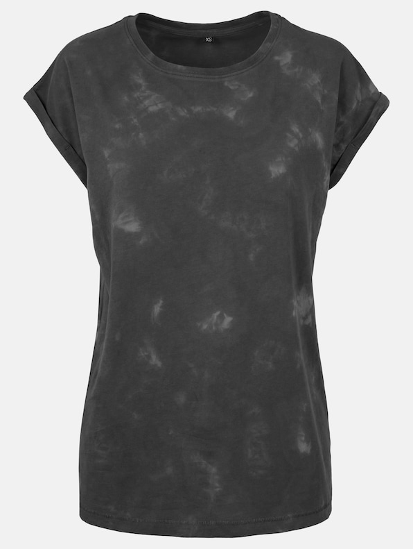 Ladies Batik Dye Extended Shoulder Tee-1