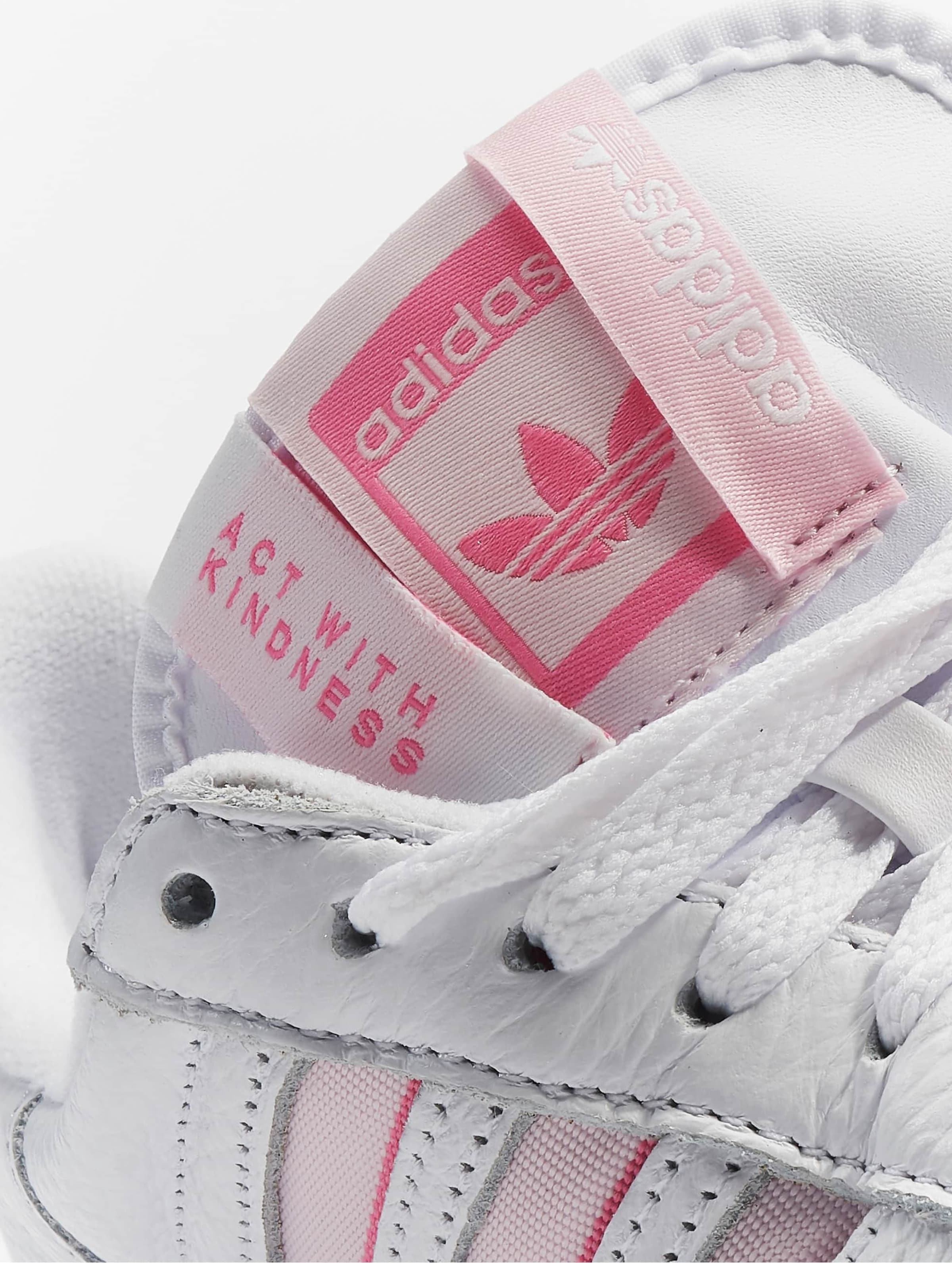 Adidas pink stripes hotsell