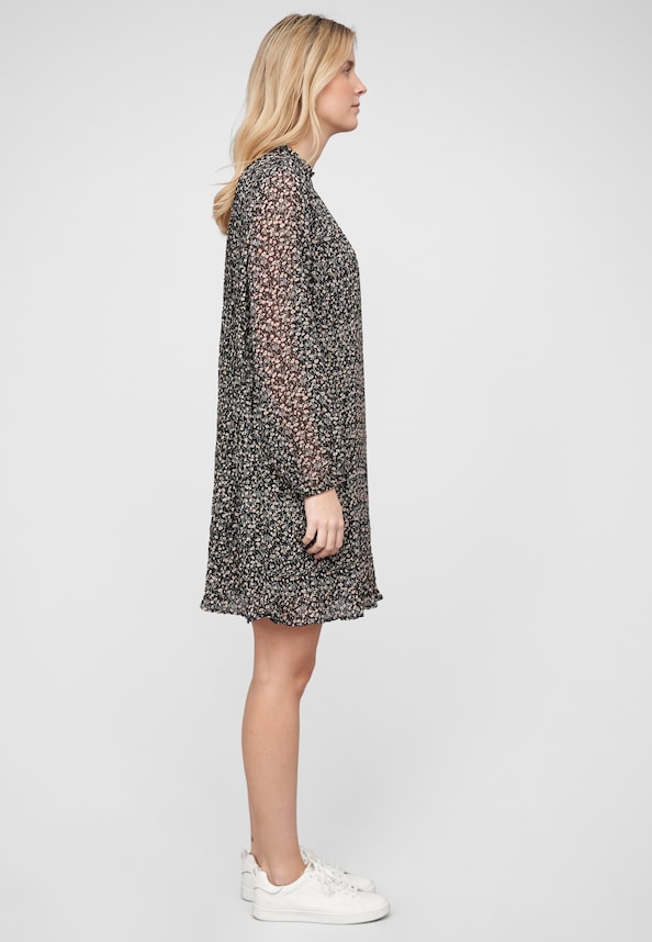 VICERSIA L/S PLISSE MIDI DRESS-3