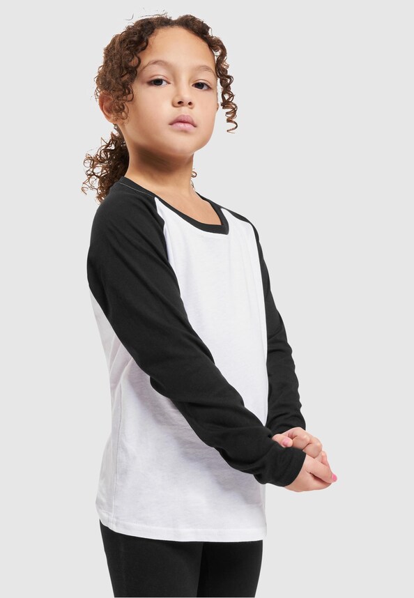 Girls Contrast Raglan -1