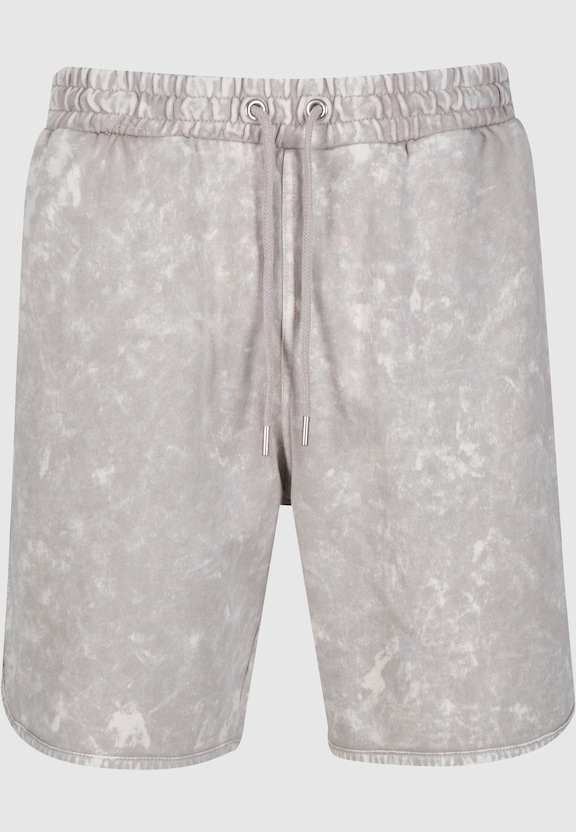 Washed Piped Shorts-5