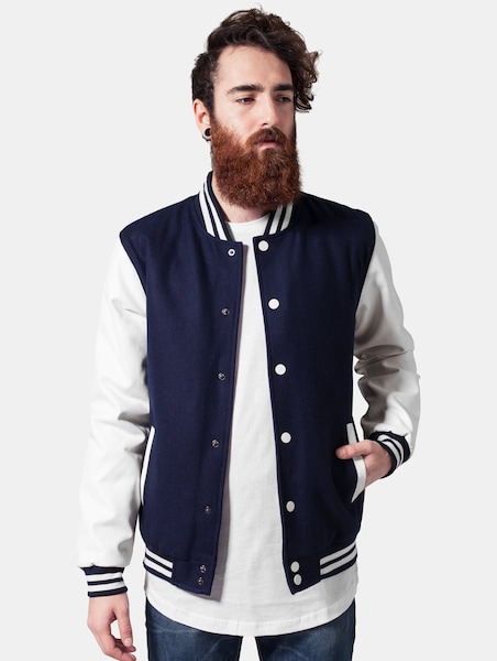 Veste Collège Oldschool Urban Classics Homme - Style Campus Sportif Et Élégant