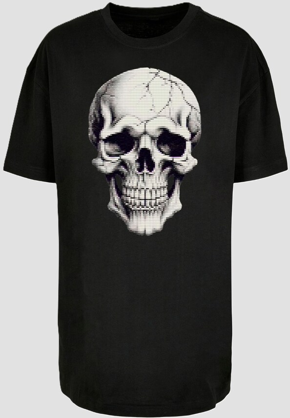 Ladies Halloween - Skull Tee-2