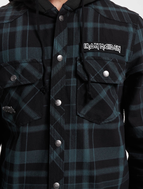 Brandit Iron Maiden Checkered Shirt-3