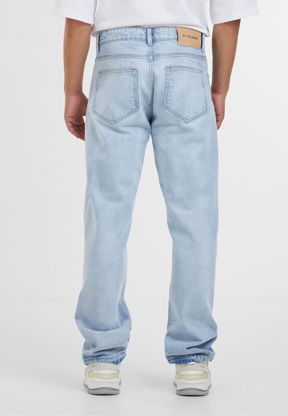 Durga Logo Straight Jeans-1