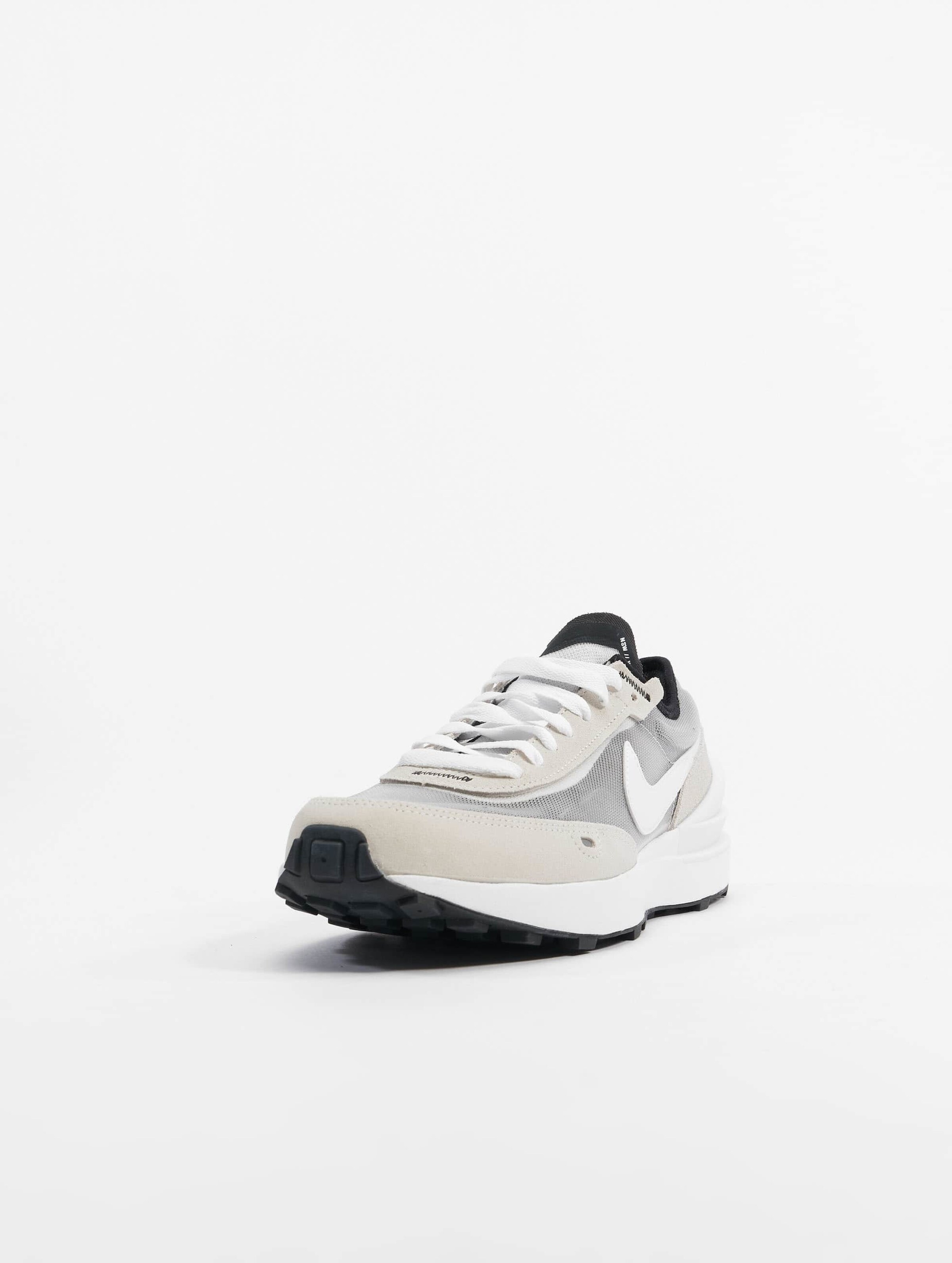 nike waffle one white black orange