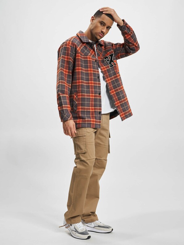 KM224-014-1 KK Chest Signature Heavy Flannel Overshirt-7