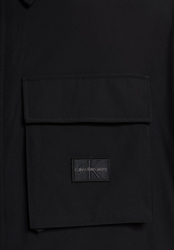 Fleece Lined Cargo Overshirt-4