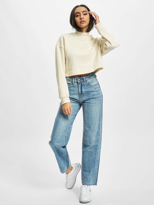 Ladies Cropped Oversized High Neck -4