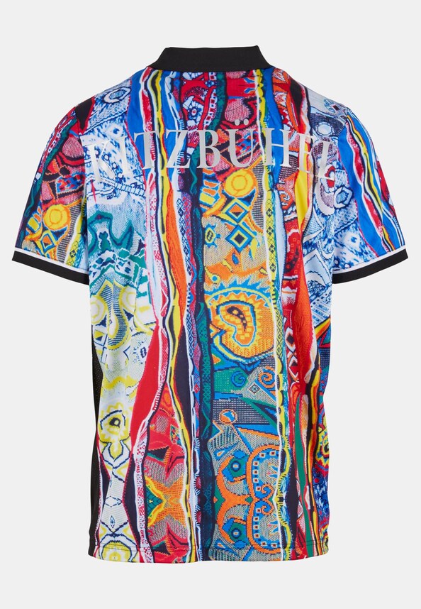 POLO NECK SOCCER JERSEY COLOR BLOCK-3